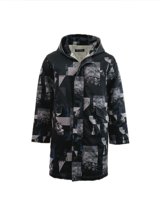 ARIS Geometric Hooded Parka