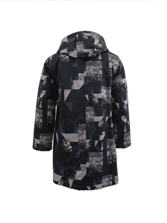 ARIS Geometric Hooded Parka