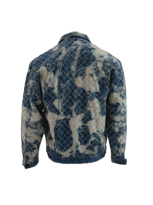 VERTEX hand-embroidered denim jacket
