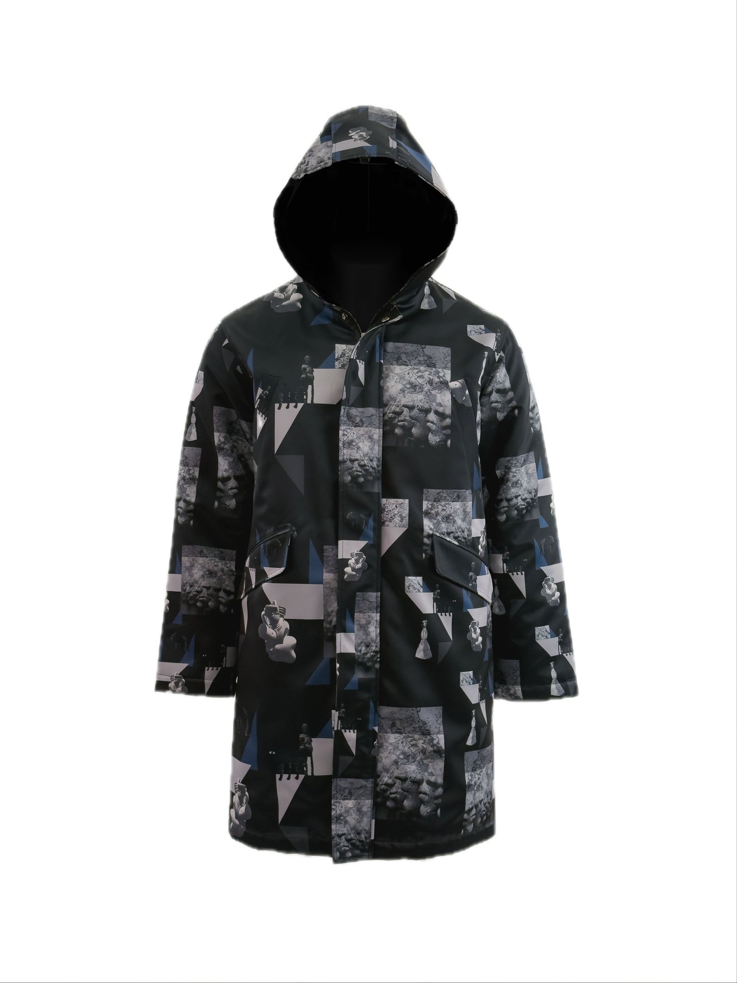 ARIS Geometric Hooded Parka