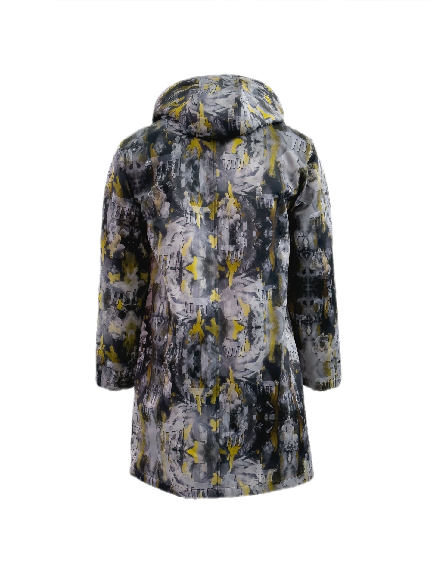 WOLF Geometric Hooded Parka