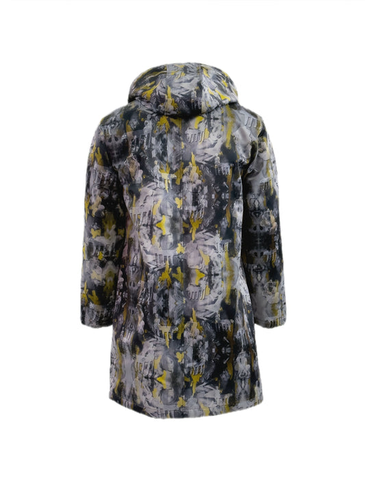 WOLF Geometric Hooded Parka